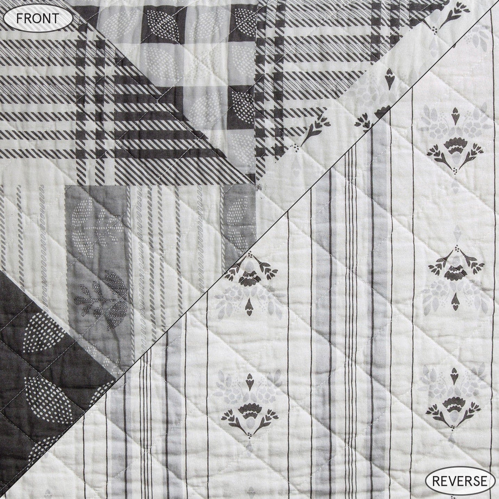 Patchwork Prairie Reversible Quilt Set Quilt