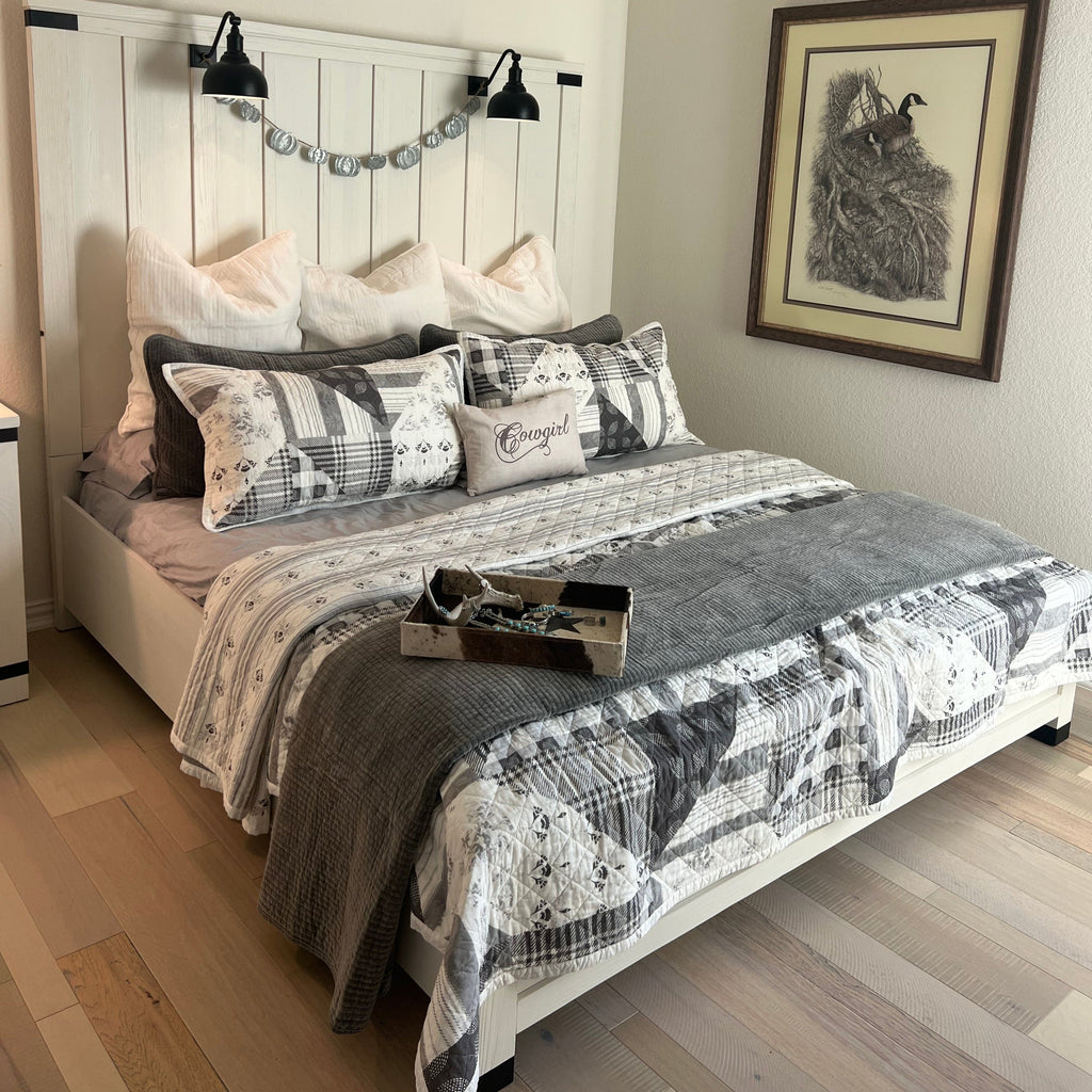 Patchwork Prairie Reversible Quilt Set Quilt
