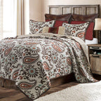 Rebecca Paisley Reversible Quilt Set Quilt