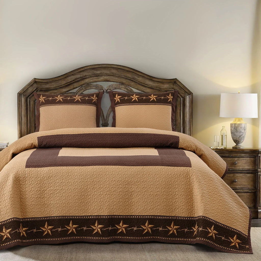 Star Ranch Reversible Quilt Set Quilt