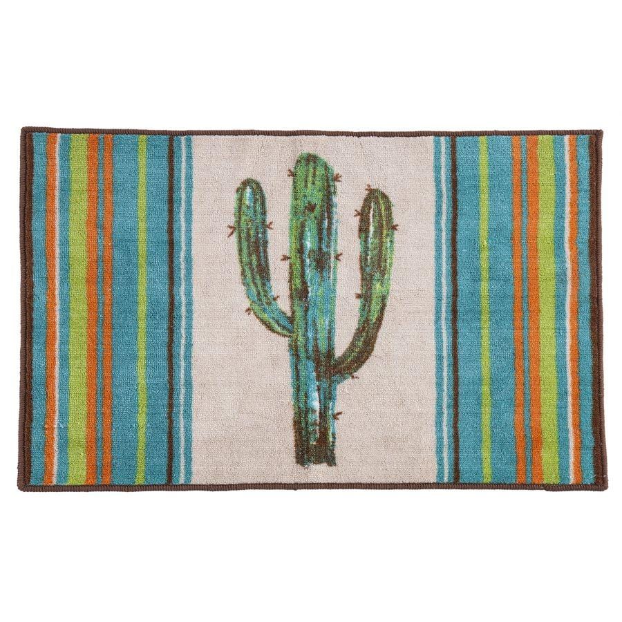 Serape Colorful Cactus Rug Rug