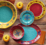 Bonita Melamine Collection Salad Plate, 4 PC Salad Plate