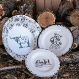 Ranch Life Melamine Salad Plates, Set of 4 Salad Plate