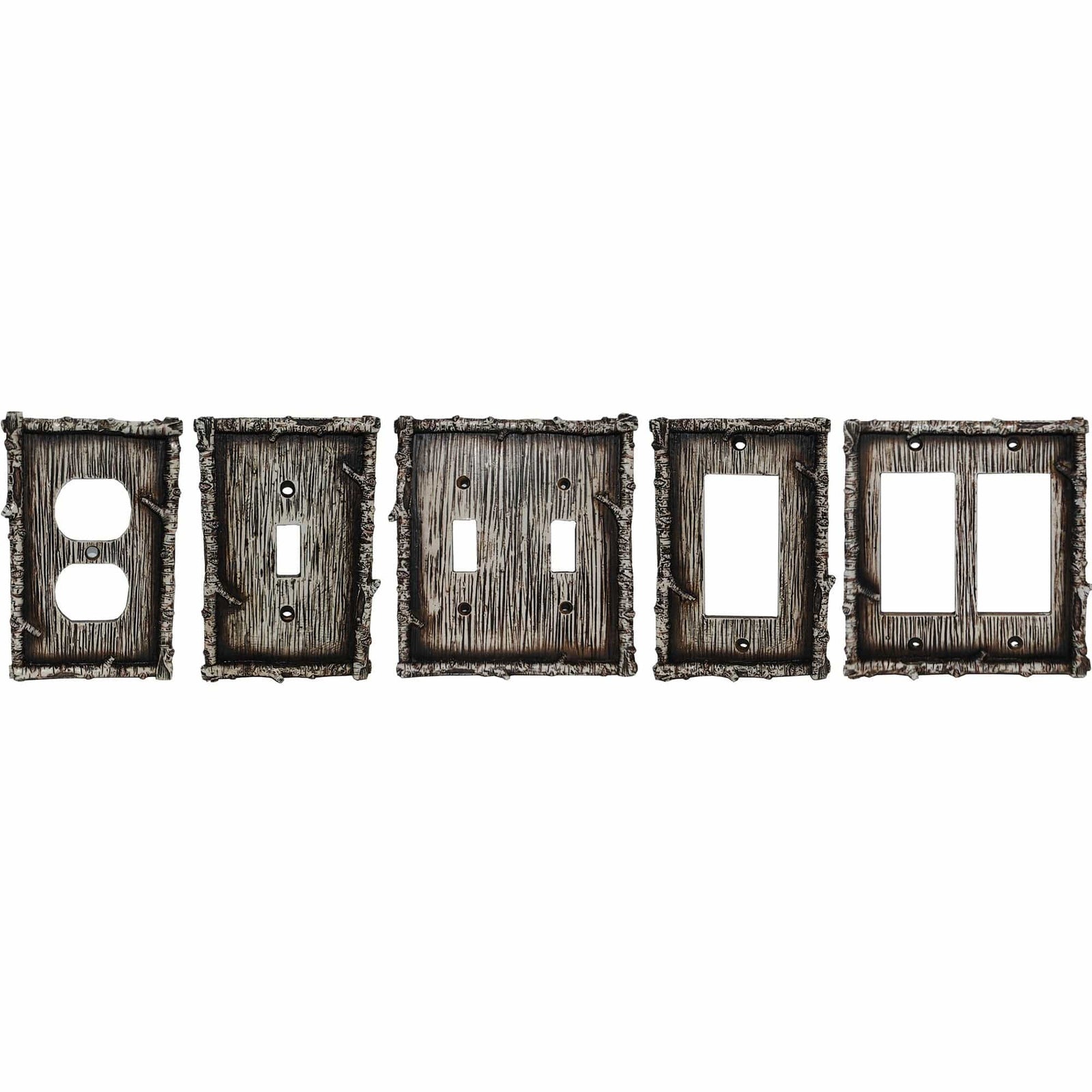 Birch Twig Double Rocker Wall Switch Plate Sale-HD