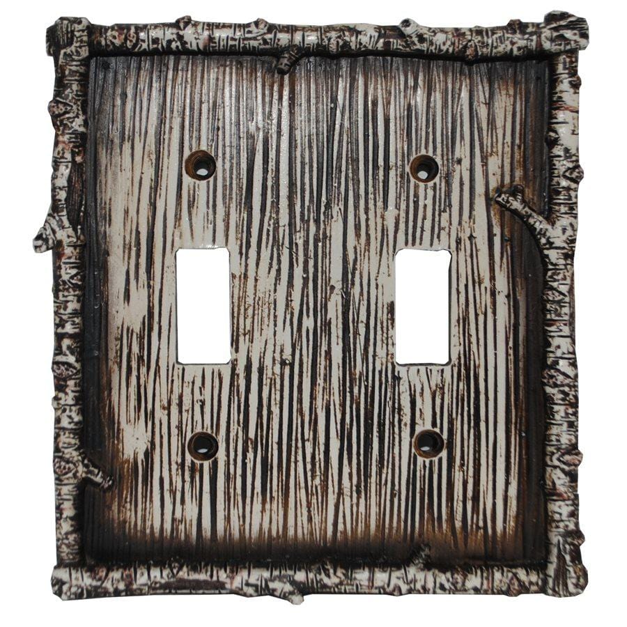 Birch Twig Double Switch Wall Plate Sale-HD