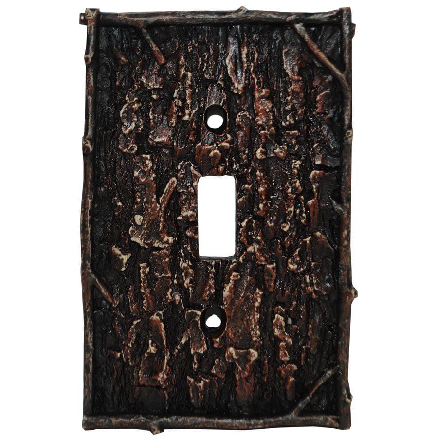 Pine Bark Single Switch Wall Plate Sale-HD