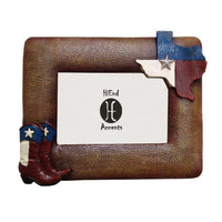 Texas Flag & Boots Picture Frame, 4x6 Sale-HD