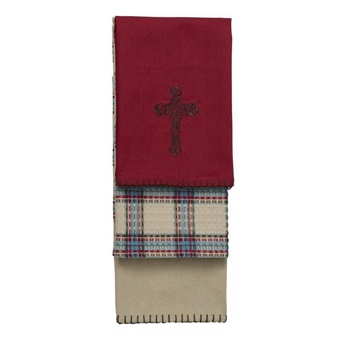 3-pc Cross Kitchen Towel Set Sale-K