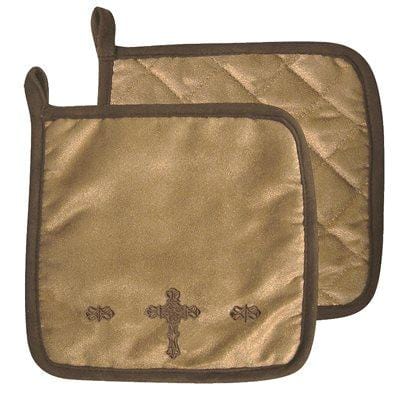 Rustic Cross Pot Holder Sale-K