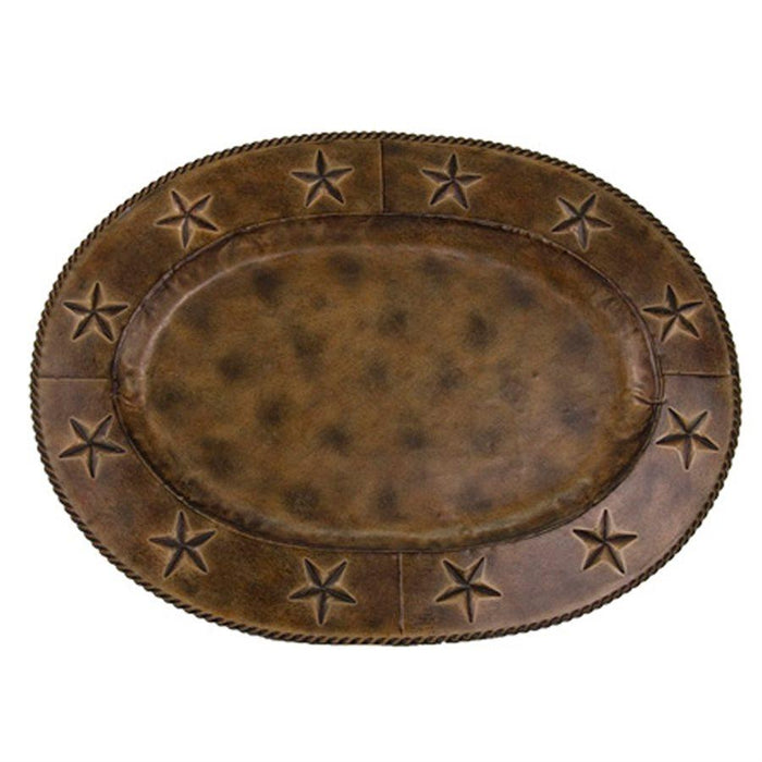 Star Iron Oval Charger Plate Tray (16.5"/19.5"/22.5") Sale-K