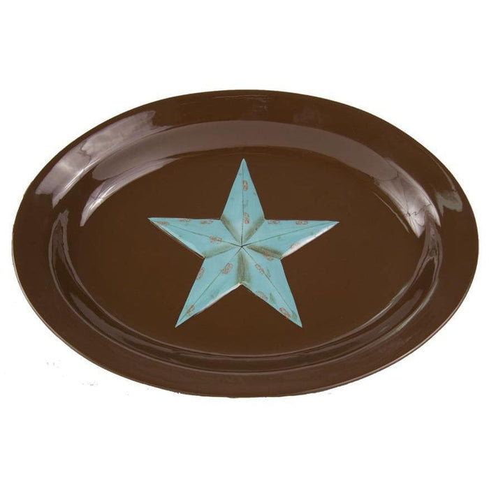 Star Serving Platter Turquoise Sale-K