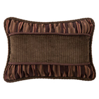 Forest Pine Dark Olive Corduroy Pillow w/ Ruching Detail Sale-Pillow