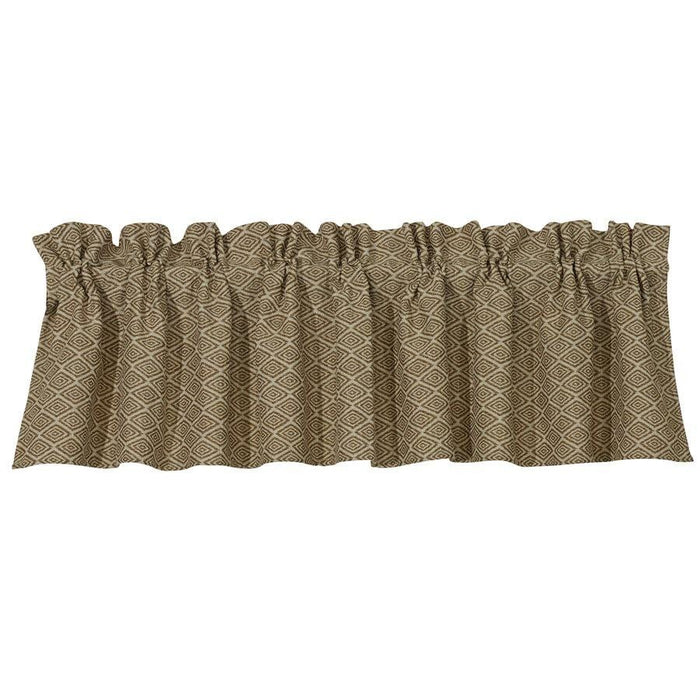 Alamosa Southwestern Taupe Kitchen Valance Sale-Valance