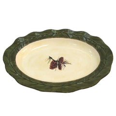 Ceramic serving platter