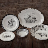 Ranch Life Melamine Serving Platter Serving Platter