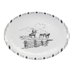 Melamine serving platter