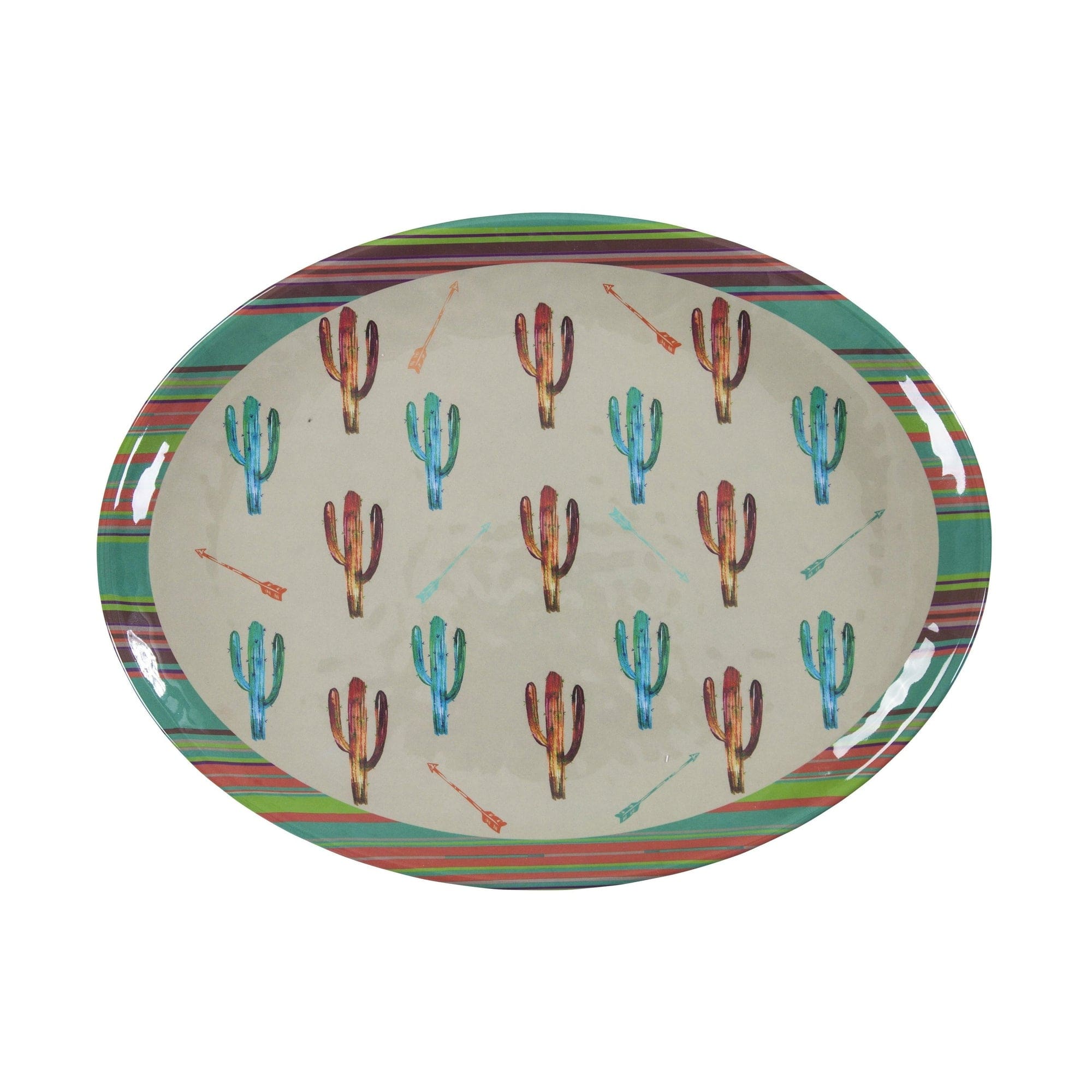Saguaro Cactus Melamine Serving Platter Serving Platter