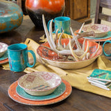 Tossed Feather Melamine Serving Platter Serving Platter