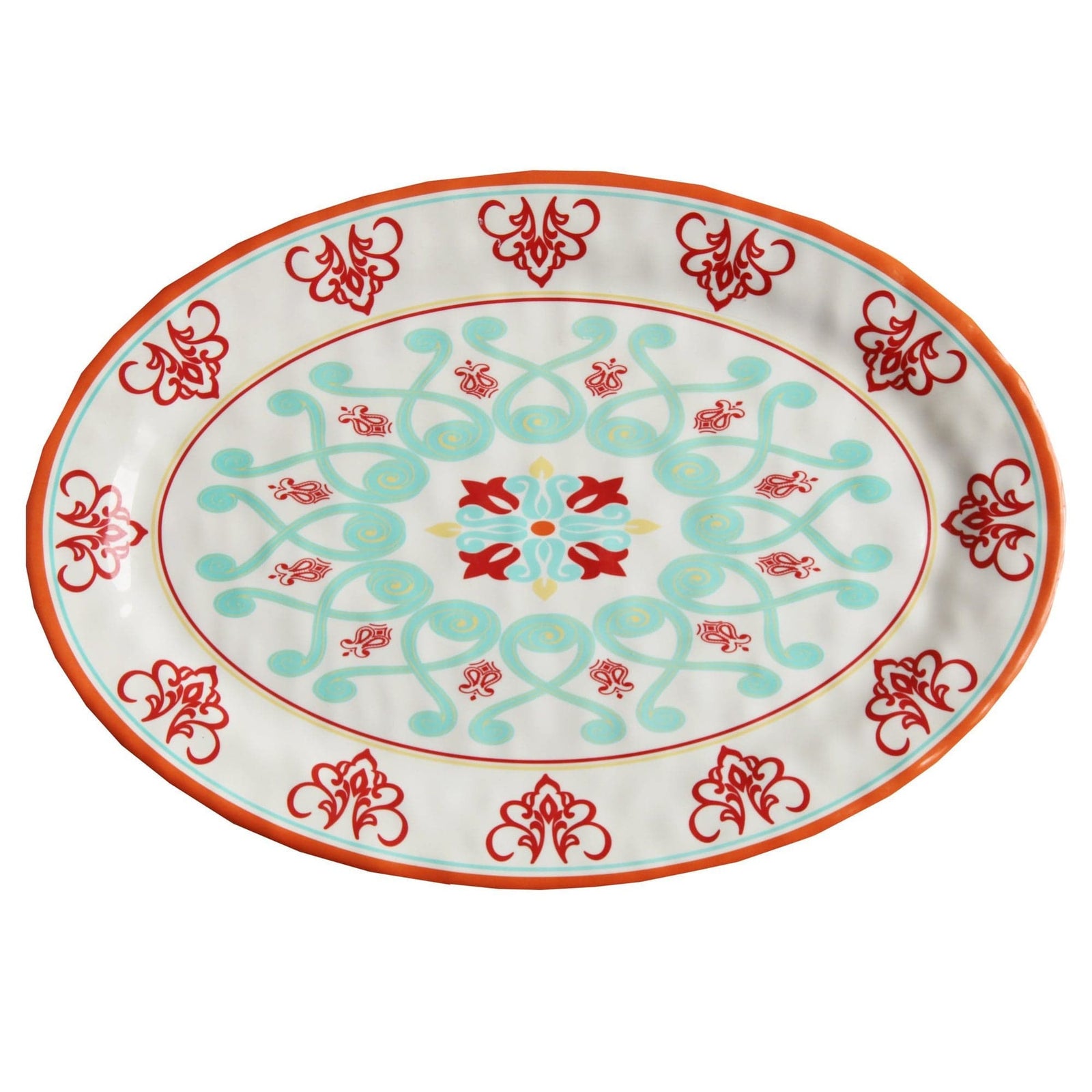 Western Motif Melamine Serving Platter (EA) Serving Platter