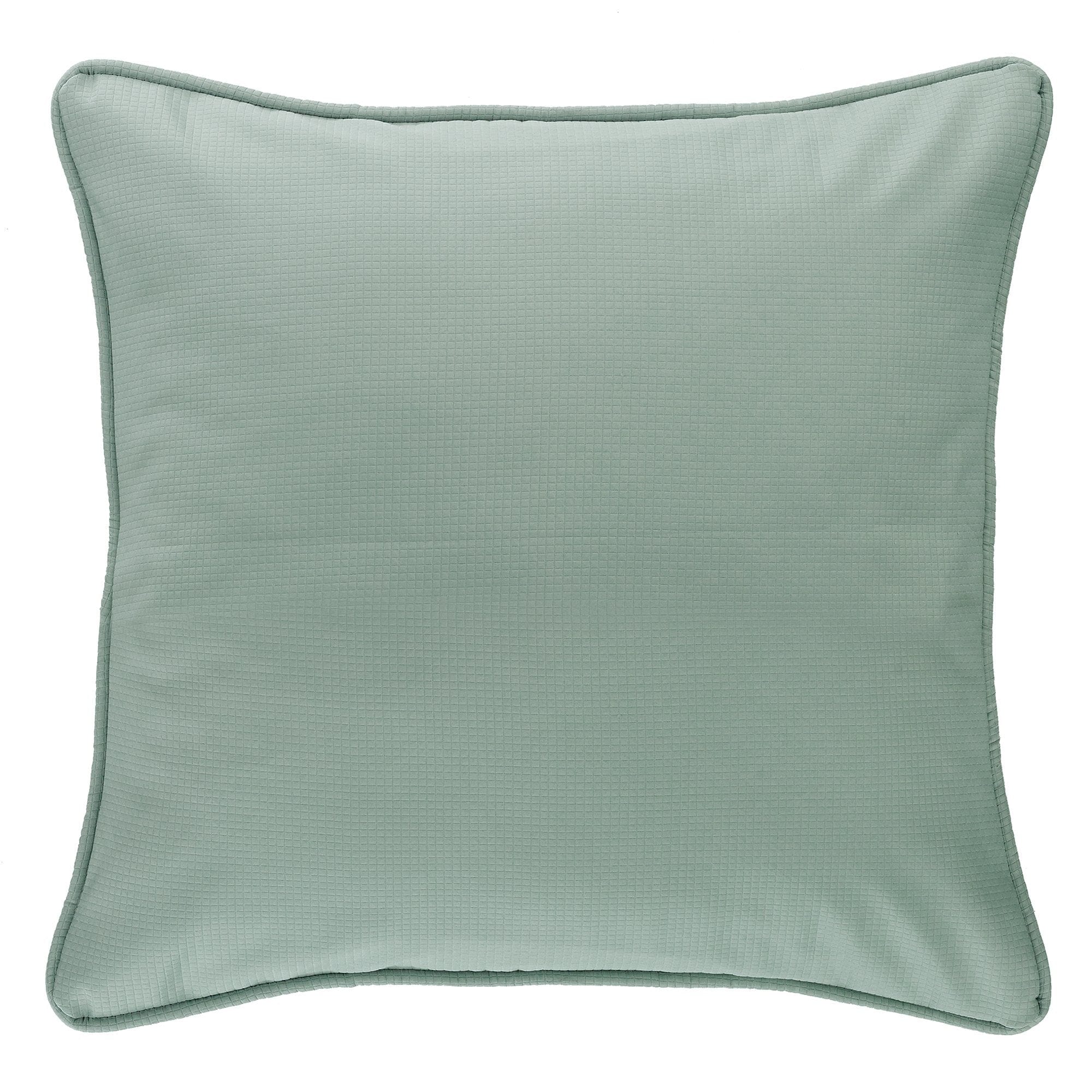 Belmont Reversible Seafoam Green Textured Euro Sham Sham