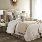 Fairfield Taupe Velvet Euro Sham Sham