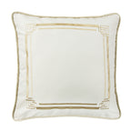 Hollywood Golden Chevron Reversible Euro Sham Sham
