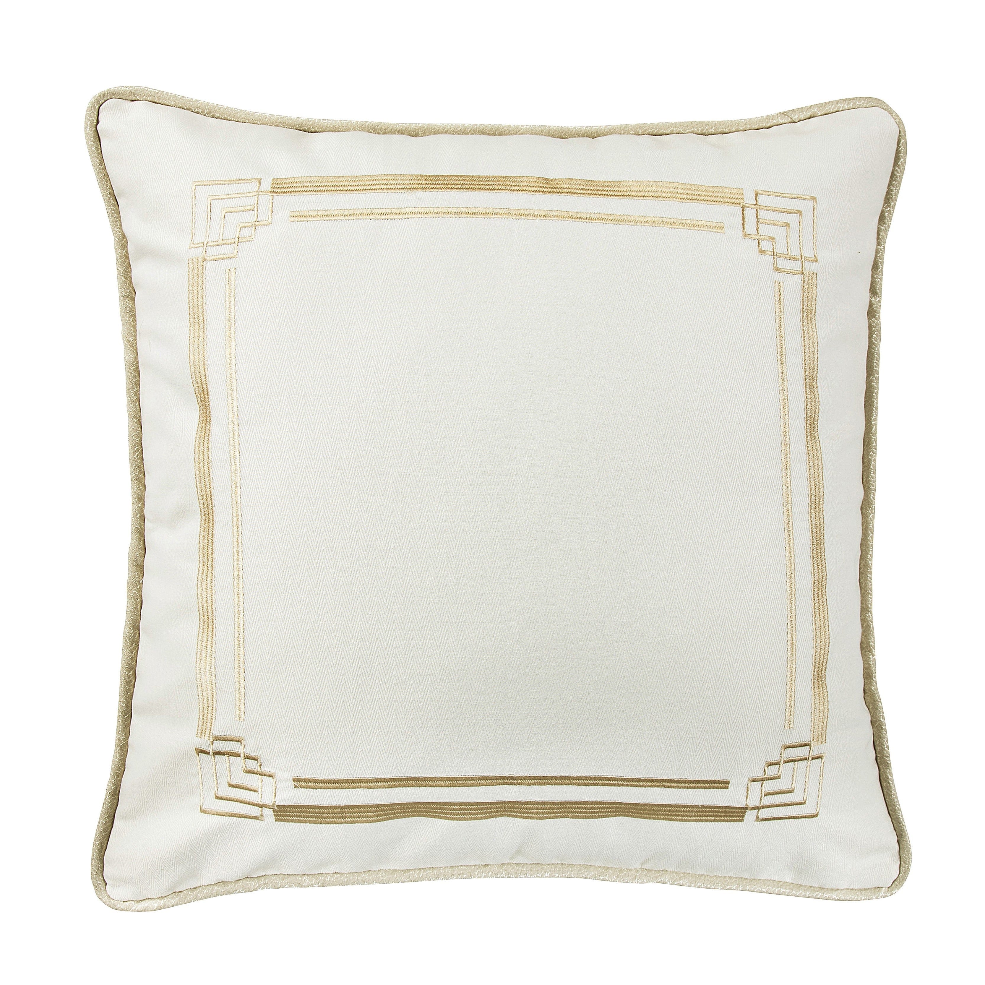Hollywood Golden Chevron Reversible Euro Sham Sham