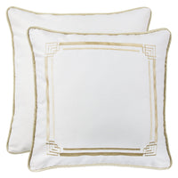 Hollywood Golden Chevron Reversible Euro Sham Sham