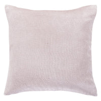 Pale Pink Velvet Euro Sham w/ Channel Stitching Sham