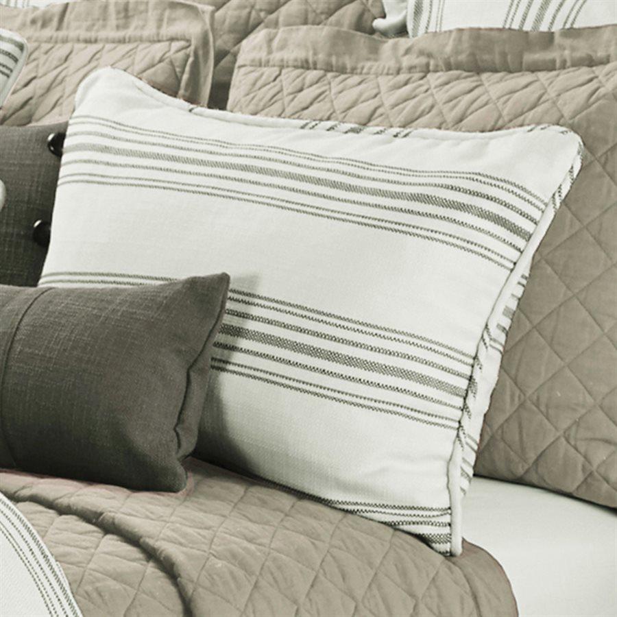 Prescott Striped Pillow Sham, 3 Colors (PAIR) Sham