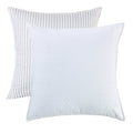 Salado Reversible Striped Eyelet Euro Sham Sham