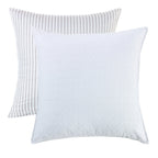 Salado Reversible Striped Eyelet Euro Sham Sham