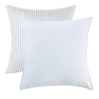 Salado Reversible Striped Eyelet Euro Sham Sham