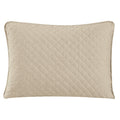 Anna Diamond Quilted Pillow Shams Standard / Light Tan Sham