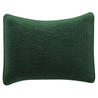 Stonewashed Cotton Quilted Velvet Pillow Sham Sham