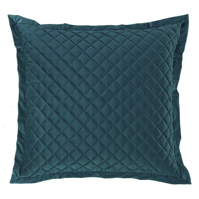 Quilted Velvet Lumbar Pillow