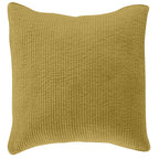 Stonewashed Cotton Quilted Velvet Euro Sham Tuscan Sham