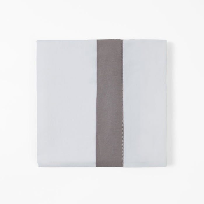 350 TC White Sheet Set with Gray Flange Sheet