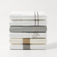 350 Thread Count Scroll Sheet Set, Gray Sheet