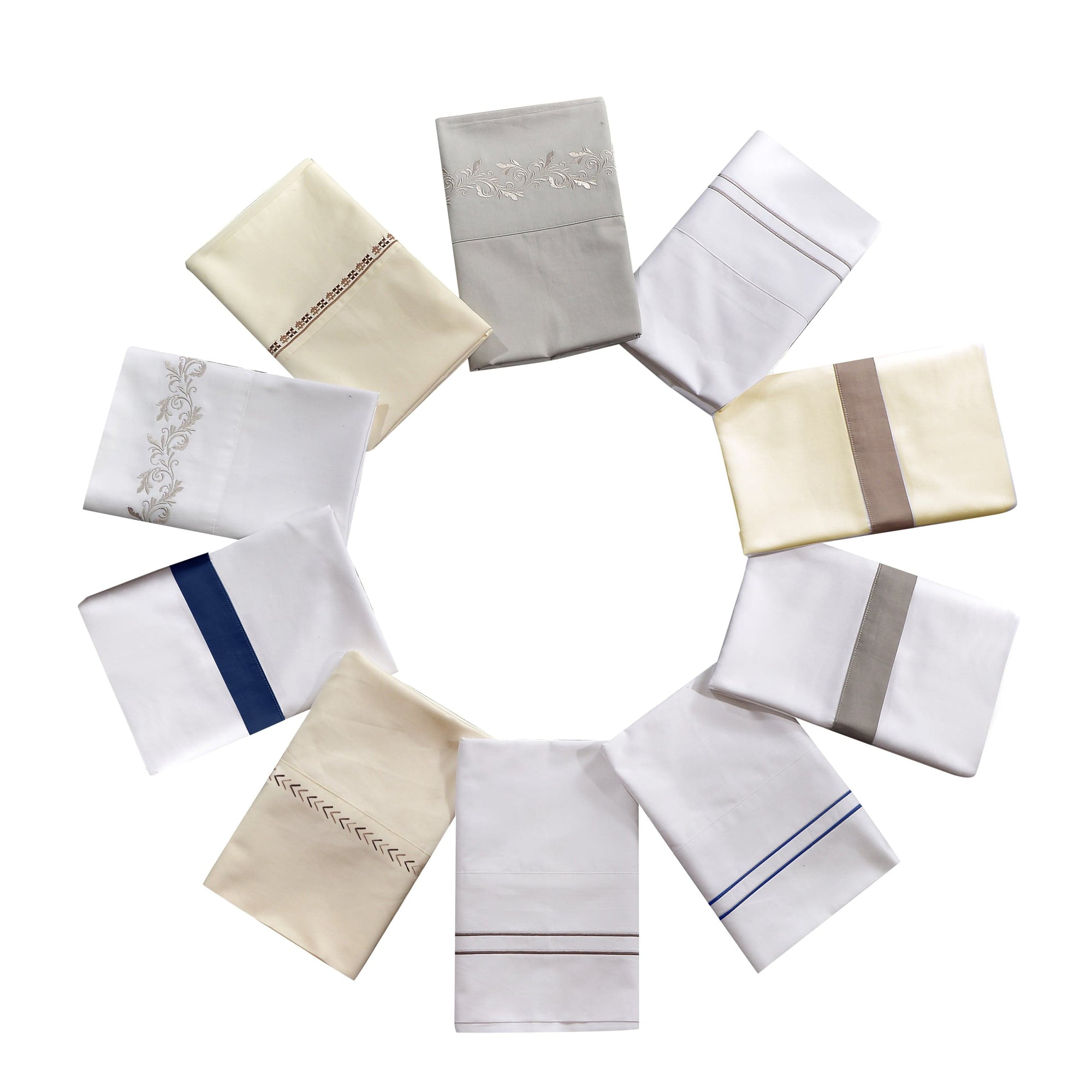 350 Thread Count Scroll Sheet Set, White Sheet