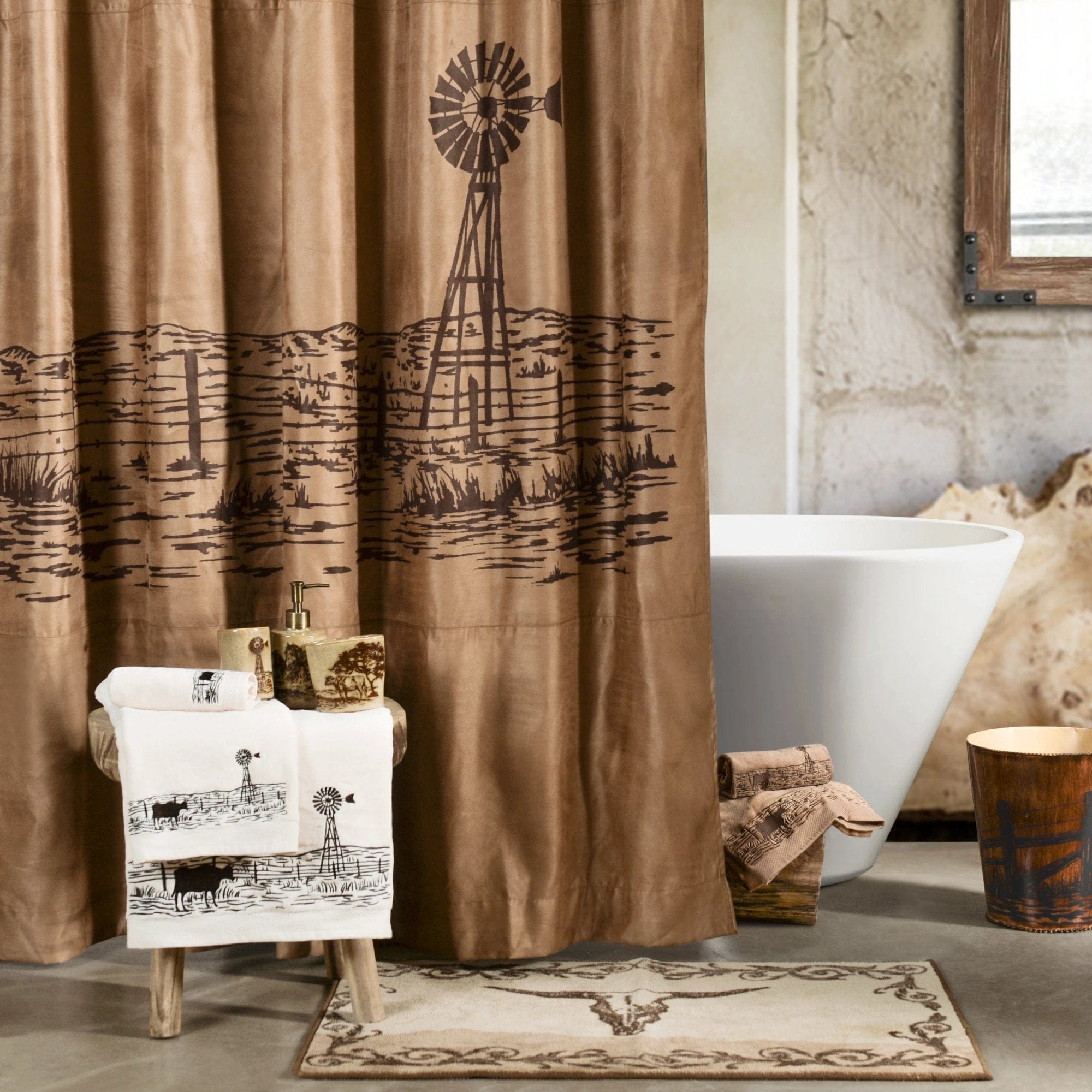 Paseo Road Jasper Landscape Shower Curtain