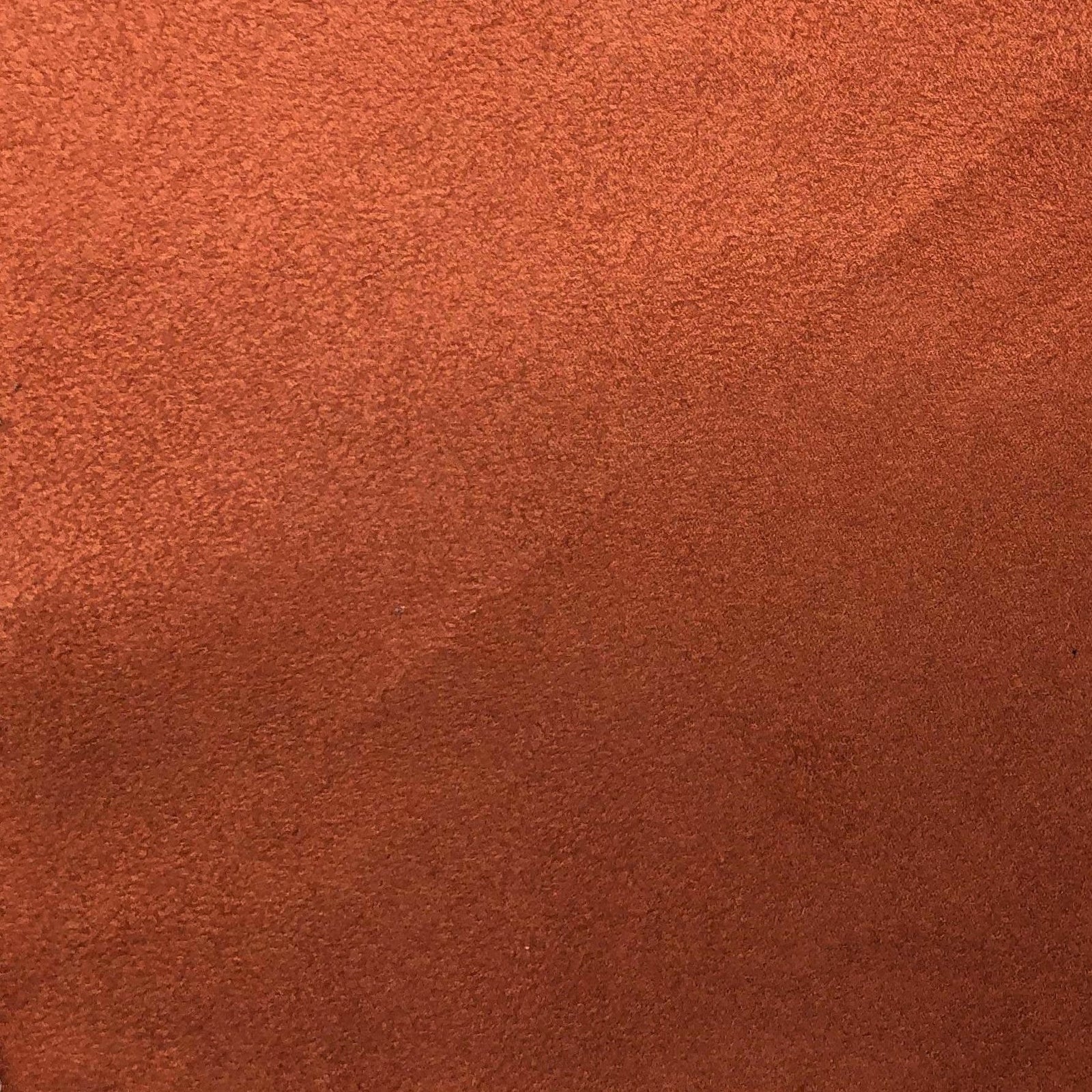 Aria Orange Suede Fabric Swatch Swatch