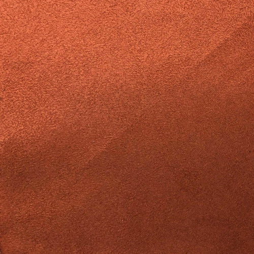 Aria Orange Suede Fabric Swatch Swatch