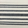 Blackberry Woven Stripe Black Swatch Swatch