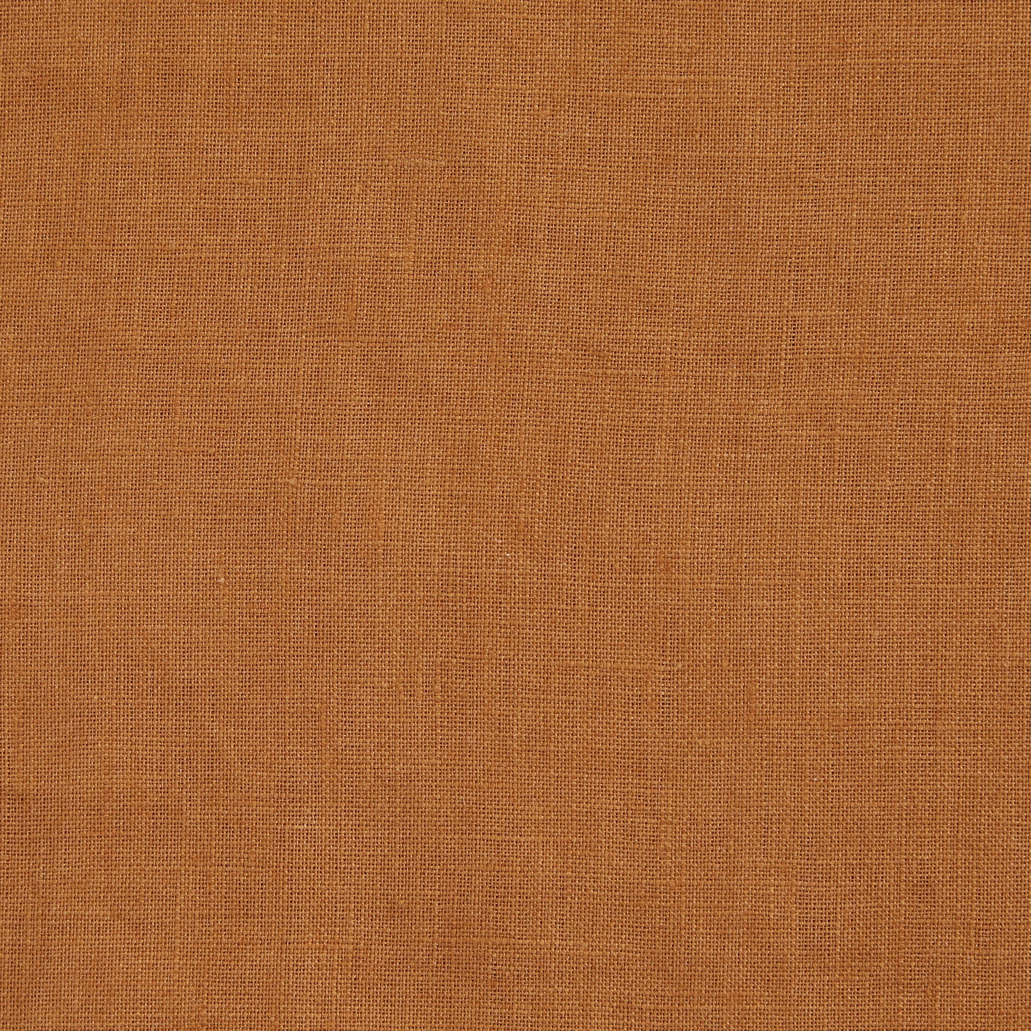 100% French Flax Linen Swatch Caramel Swatch