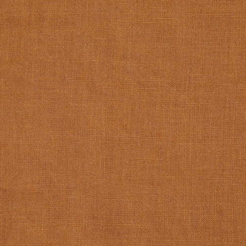 100% French Flax Linen Swatch Caramel Swatch