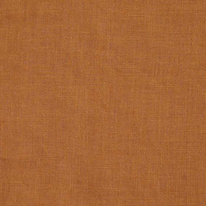 100% French Flax Linen Swatch Caramel Swatch