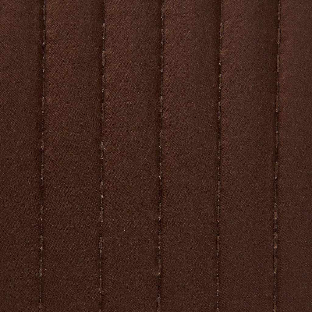 Satin Channel Quilt Swatch Chocolate Swatch