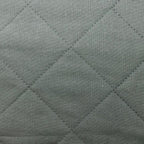 Linen Cotton Diamond Quilt Swatch Seaglass Swatch