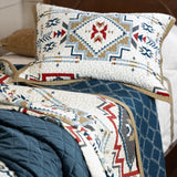 Spirit Valley Quilt Teal Swatch Swatch